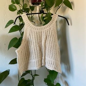 Crocheted Crop Tank